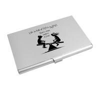Azeeda 'Life's Full of Ups & Downs' Business Card Holder/Credit Card Wallet (CH00050389)