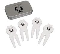 Azeeda 'Life's Full Of Ups & Downs' Golf Divot Tool/Repair Fork Gift Set (GO00071941)