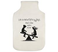 Azeeda 'Life's Full of Ups & Downs' Hot Water Bottle Cover (HW00044650)