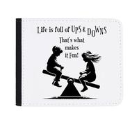 Azeeda 'Life's Full of Ups & Downs' Wallet (WL00032987)
