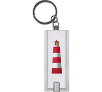 Azeeda 'Lighthouse' LED Torch Keyring - Compact Pocket Flashlight with Keychain - Handy Mini Light for Bags and Keys (KT00014285)