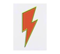 Azeeda 'Lightning Bolt Drawing Pop Art' Temporary Tattoo - Water Resistant, Skin-Safe, Non-Toxic Transfer (TO00061447)