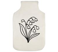 Azeeda 'Lily of The Valley Flower' Hot Water Bottle Cover (HW00043373)