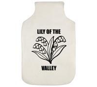 Azeeda 'Lily of The Valley Flower' Hot Water Bottle Cover (HW00044370)