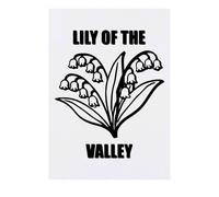 Azeeda 'Lily of the Valley Flower' Temporary Tattoo - Water Resistant, Skin-Safe, Non-Toxic Transfer (TO00091349)