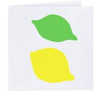 Azeeda 'Lime and lemon ' Blank Greeting Card (GC00050611)
