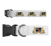 Azeeda 'Lincolnshire Banner' Dog Collar - White, L (PR00084256)