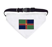 Azeeda 'Lincolnshire Flag' Pet Bandana - White, L (PD00084304)