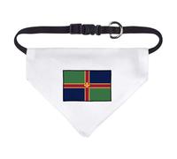 Azeeda 'Lincolnshire Flag' Pet Bandana - White, S (PD00084303)