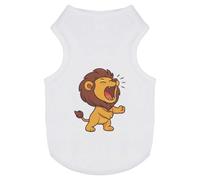 Azeeda 'Lion Roar' Pet Dog/Cat T-Shirt, L (PT00169255)