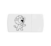 Azeeda 'Lion Roar' Pill Box with Tablet Splitter (PI00038713)