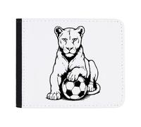 Azeeda 'Lioness with Football' Wallet (WL00031109)