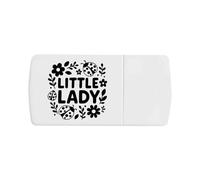 Azeeda 'Little Lady Bugs and Flowers' Pill Box with Tablet Splitter (PI00035934)