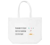 Azeeda 'Live For Today' Tote Shopping Bag For Life (BG00087084)