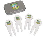Azeeda 'Living The Dream' Golf Divot Tool/Repair Fork Gift Set (GO00097765)