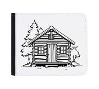 Azeeda 'Log Cabin' Slim Wallet/Cardholder (WL00038226)