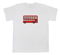 Azeeda 'London Bus' Kids T-Shirt - White, 9-11 (TS00095808)
