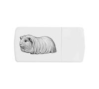 Azeeda 'Long Haired Guinea Pig' Pill Box with Tablet Splitter (PI00039173)