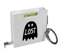 Azeeda 'Lost Ghost' Keyring Tape Measure/Spirit Level Tool (KM00046280)