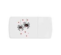 Azeeda 'Love Comes in Many Forms' Pill Box with Tablet Splitter (PI00044621)