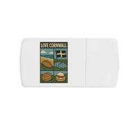 Azeeda 'Love Cornwall' Pill Box with Tablet Splitter (PI00035307)