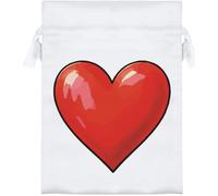 Azeeda 'Love Heart' Satin Gift Bag - 18cm (SB00165109)