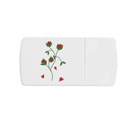 Azeeda 'Love Heart Vine' Pill Box with Splitter (PI00044618)