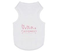 Azeeda 'Love Is All Around Us' Pet Dog/Cat T-Shirt, L (PT00191239)