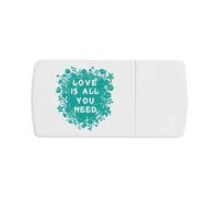 Azeeda 'Love is All You Need' Pill Box with Splitter (PI00044823)