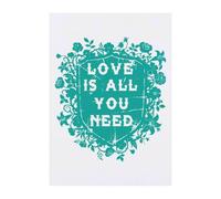 Azeeda 'Love Is All You Need' Temporary Tattoo - A6 (TO00105219)