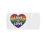 Azeeda 'Love is Love Heart' Pill Box with Splitter (PI00045045)