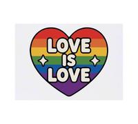 Azeeda 'Love is Love Heart' Temporary Tattoo - A6 (TO00105663)