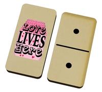 Azeeda 'Love Lives Here' Domino Set & Box (DM00055363)