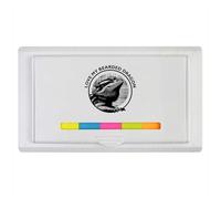 Azeeda 'Love My Bearded Dragon' Sticky Note Ruler Pad (ST00043652)