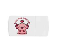 Azeeda 'Love You Axolotl' Pill Box with Splitter (PI00046394)