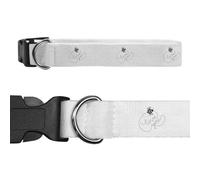 Azeeda 'Love You Bee' Dog Collar - White, S (PR00088163) | Adjustable Collar for Leads, ID Tags, Walks and Photos