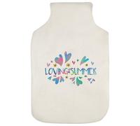 Azeeda 'Loving The Summer' Hot Water Bottle Cover (HW00052079)