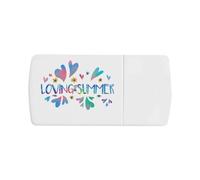 Azeeda 'Loving The Summer' Pill Box with Splitter (PI00045590)