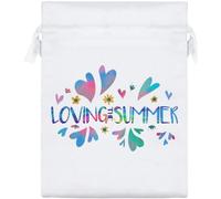 Azeeda 'Loving The Summer' Satin Gift Bag - 20cm (SB00161818)
