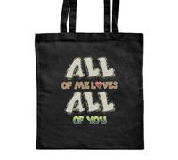 Azeeda 'Loving You Completely' Classic Black Tote Shopper Bag (ZB00024786)