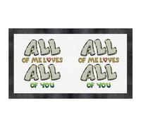 Azeeda 'Loving You Completely' Pet Feeding Mat (PM00028140)