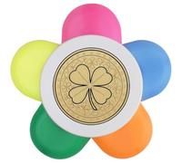 Azeeda 'Lucky Penny' Flower Shape Highlighter Pen (HL00045762)