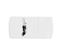 Azeeda 'Lucky Rabbit Foot' Pill Box with Splitter (PI00046077)