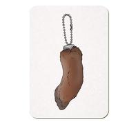 Azeeda 'Lucky Rabbit Foot' Rectangular Fridge Magnet - Decorative Refrigerator & Whiteboard Magnet for Home, Kitchen or Office - 70mm x 49mm (FM00052902)