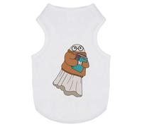 Azeeda 'Lulu The Librarian Ghost' Pet Dog/Cat T-Shirt, L (PT00165295)