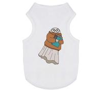 Azeeda 'Lulu The Librarian Ghost' Pet Dog/Cat T-Shirt, XS (PT00165292)