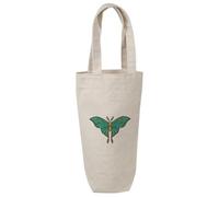 Azeeda 'Luna Moth' Cotton Wine Bottle Gift/Travel Bag (BL00050980)