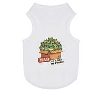 Azeeda 'Mad As A Box Of Frogs' Pet Dog/Cat T-Shirt, L (PT00161847)