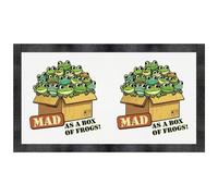 Azeeda 'Mad As A Box Of Frogs' Pet Feeding Mat (PM00031756)