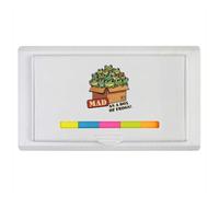 Azeeda 'Mad As A Box of Frogs' Sticky Note Ruler Pad (ST00040706)